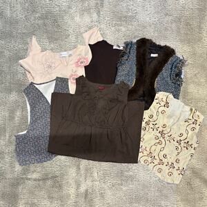 Womens Soft Cottage Vintage Bundle of 6